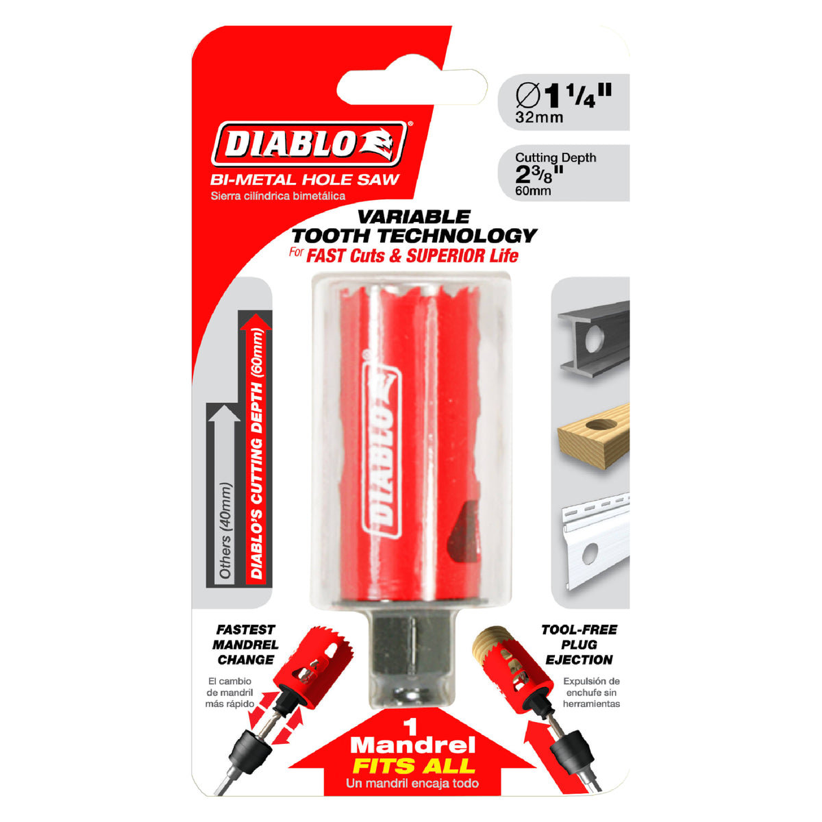 Diablo 1-1/4" Bi-Metal Hole Saw
