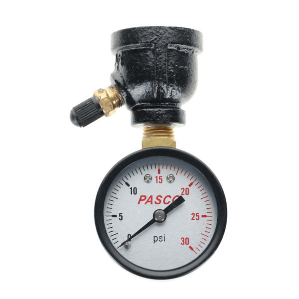 Air Test Gauge Assembly 0-30# - 3/4" FPT