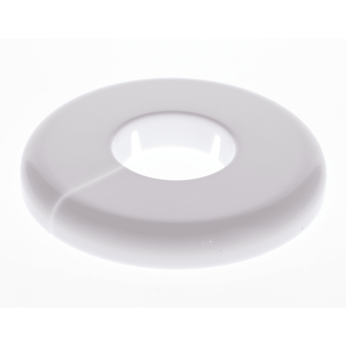 Pasco 2875-W 1" CWT White Floor & Ceiling Plate
