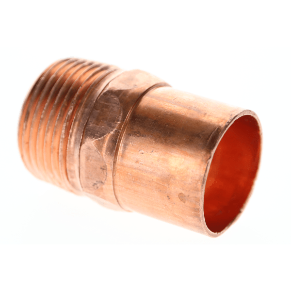 1" x 3/4" Copper Sweat Fittings - Male Adapter C x MPT