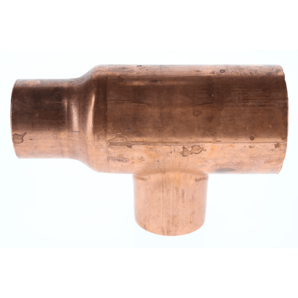 1-1/2" x 1" x 1-1/4" Copper Sweat Fittings - Tee C x C x C