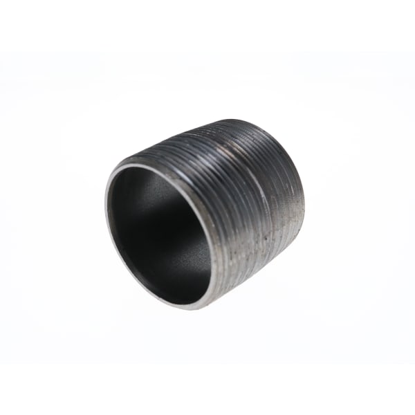 2" x Close - Black Iron Nipple