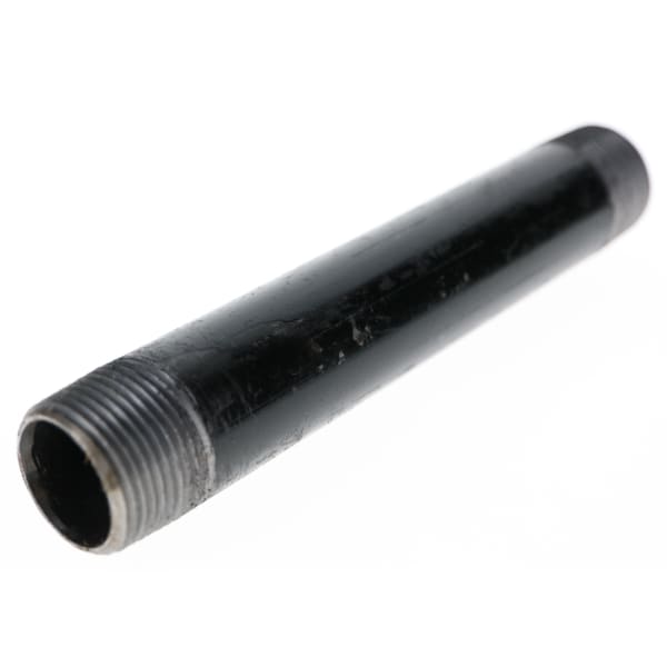 3/4" x 18" - Black Iron Nipple
