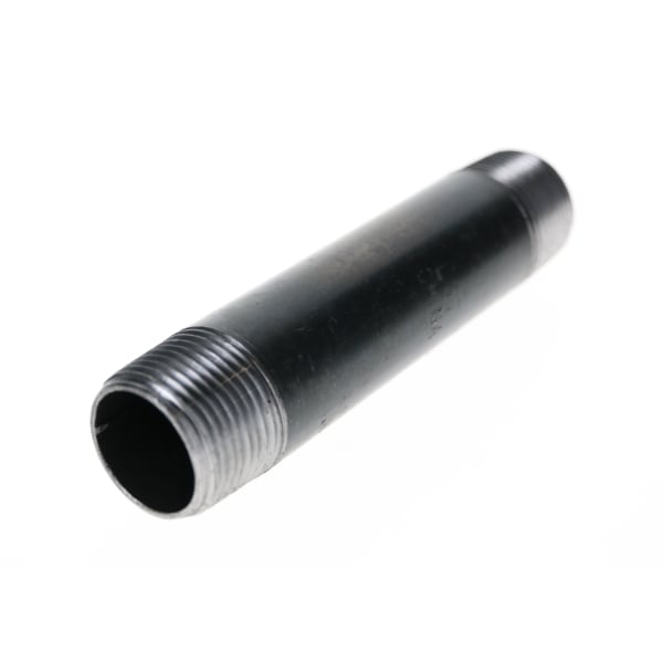 3/4" x 8" - Black Iron Nipple