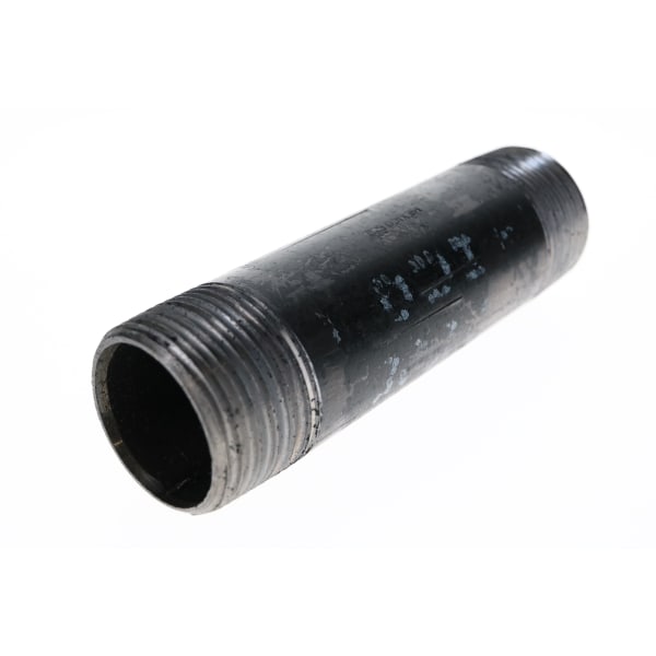 1-1/4" x 6" - Black Iron Nipple