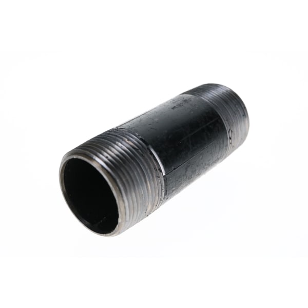 1-1/4" x 4-1/2" - Black Iron Nipple