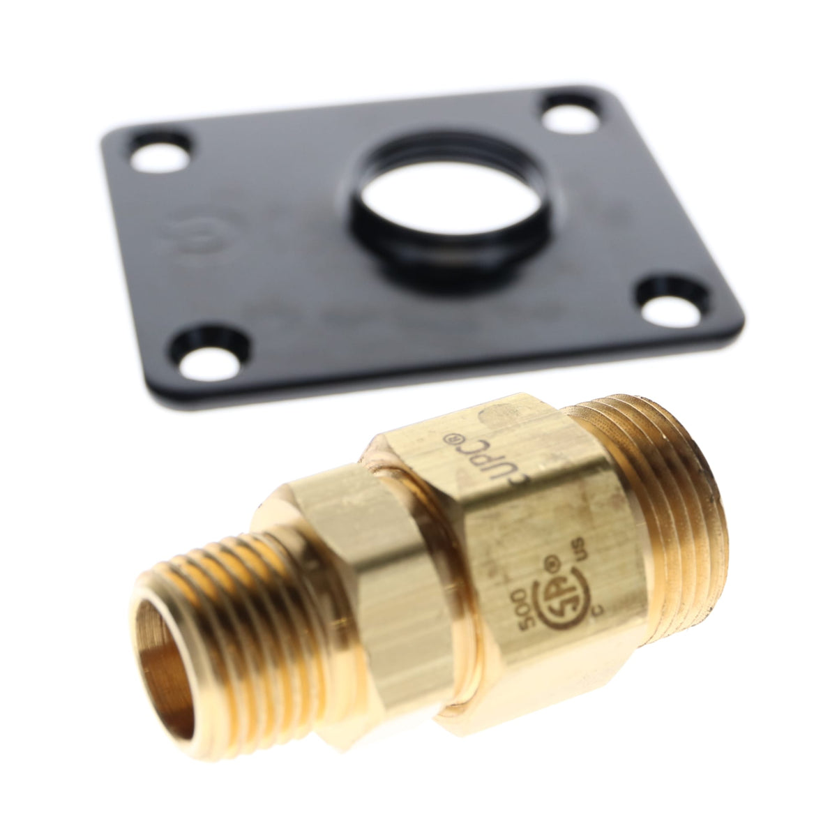 Omegaflex 1/2" TracPipe Flange Adapter - AutoSnap