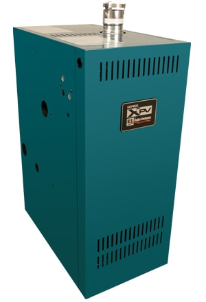US Boiler (Burnham) X-PV6N-T02 X-PV Series 175,000 BTU Cast Iron Sectional Power Vented Gas Boiler, 84% Efficient, Grundfos Pump
