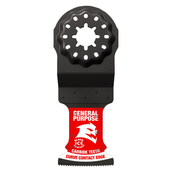 1-1/4" AMPED™ Demo Demon™ Starlock Carbide Teeth Oscillating Blades for General Purpose Cuts (3-Pack)
