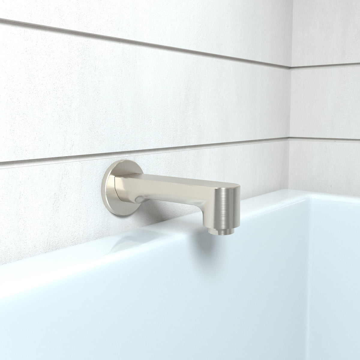 hansgrohe Metris S Tub Spout in Brushed Nickel