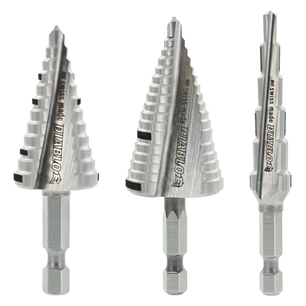 3 pc Impact Step Drill Bit Set (3-Piece)