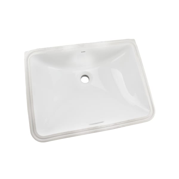 TOTO® 20" Rectangular Undermount Bathroom Sink with CEFIONTECT, Cotton White - LT1535G#01