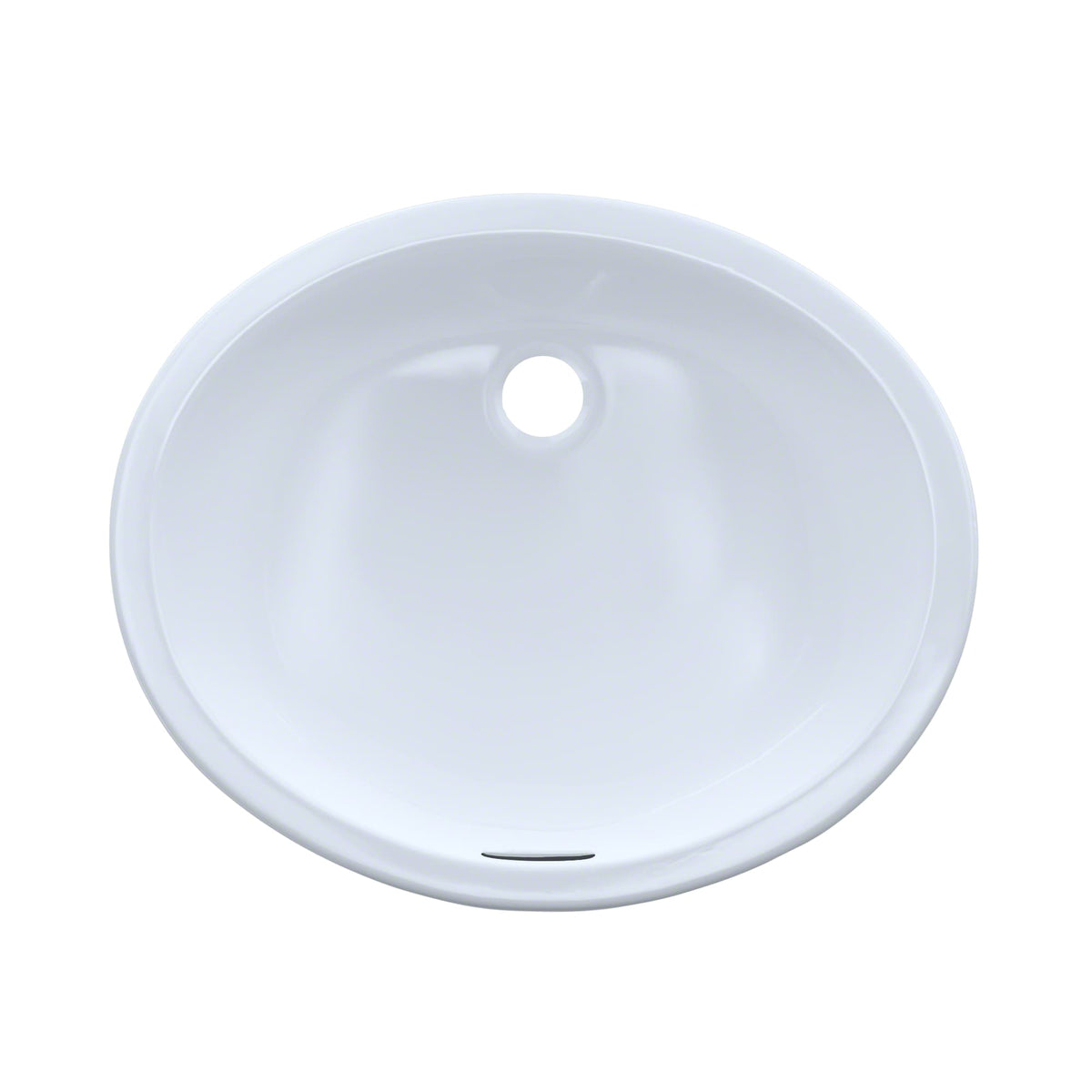 TOTO® Rendezvous® Oval Undermount Bathroom Sink with CEFIONTECT, Cotton White - LT579G#01