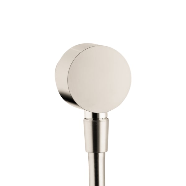 AXOR ShowerSolutions Wall Outlet with Check Valves in Brushed Nickel
