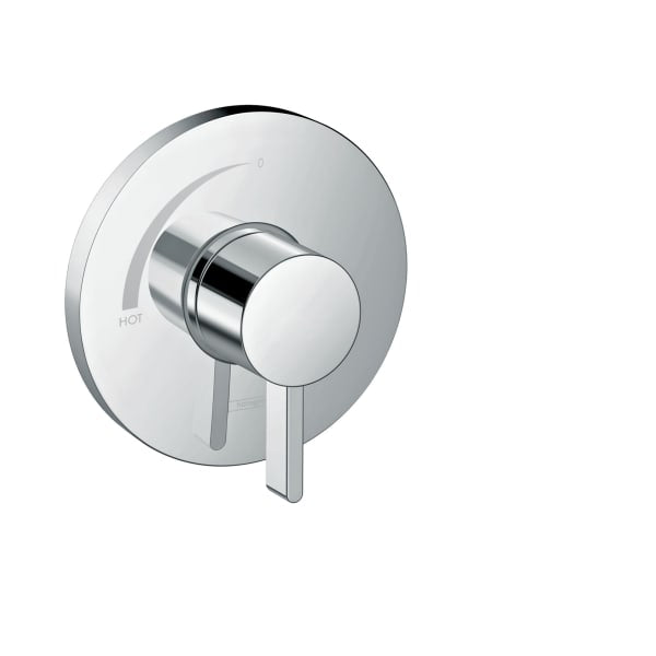 hansgrohe Ecostat S Pressure Balance Trim in Chrome