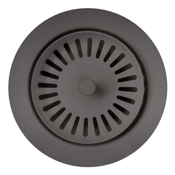 Color-Coordinated Metal Basket Strainer - Cinder