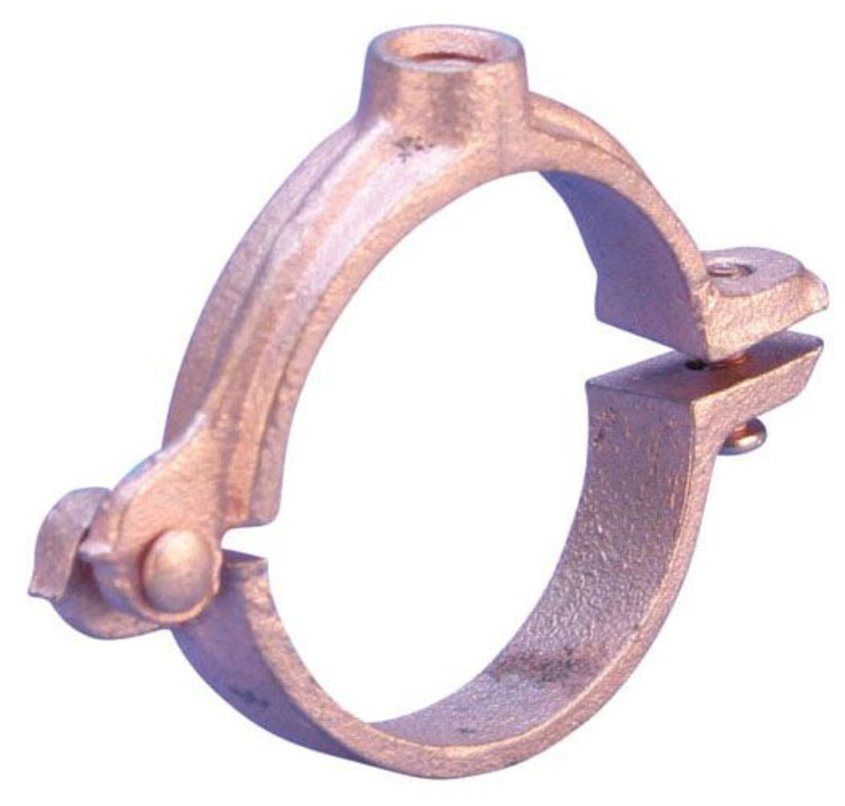 nVent Caddy 456 Malleable Split Ring Hanger for Copper Tube, 1 1/2" Copper Tube, 1 5/8" (41.3 mm) OD, 3/8" Rod