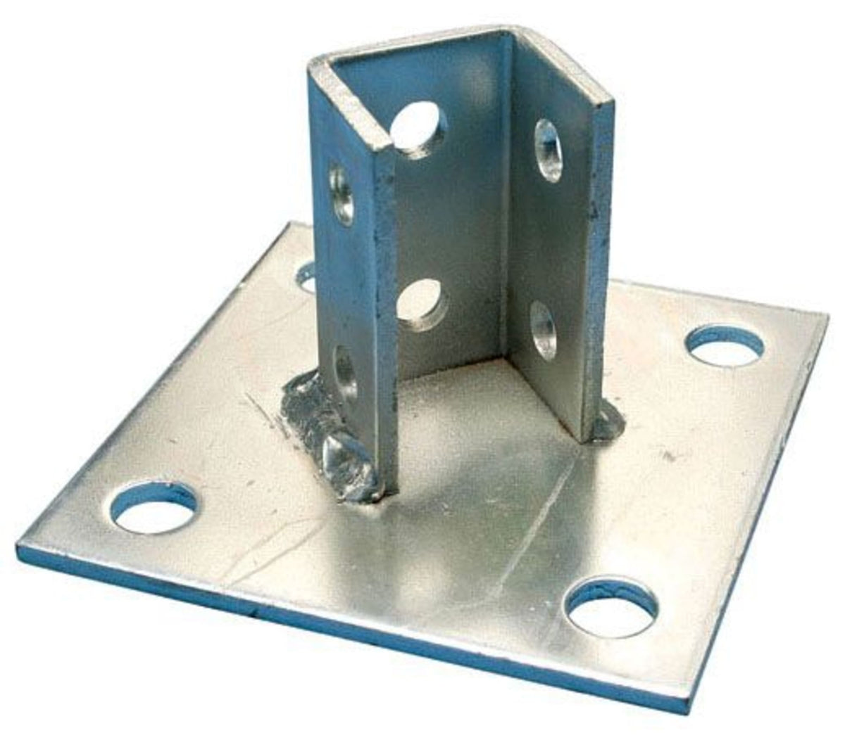 nVent Caddy 45 degree Post Base for Strut Type A, EG, 6" x 6" x 3.5" (152.4 mm x 152.4 mm x 88.9 mm)