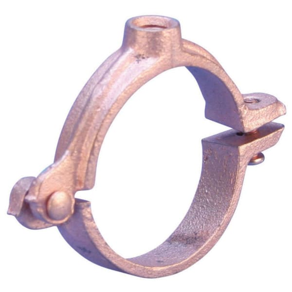 456 Malleable Split Ring Hanger for Copper Tube, 1 1/2" Copper Tube, 1 5/8" (41.3 mm) OD, 3/8" Rod