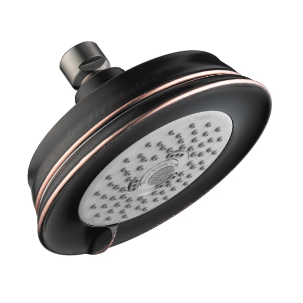 hansgrohe Croma 100 Classic Showerhead 3-Jet, 2.5 GPM in Rubbed Bronze
