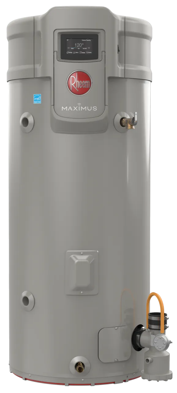 Rheem PROP-G50-50U-RH-HE-EC3 50 Gallon 50,000 Btu/h Professional Prestige® Maximus Natural Gas Water Heater