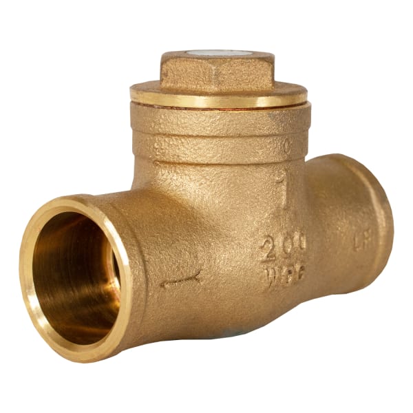 1-1/2" Solder - Horizontal Swing Check Valve, Solder Connection, Class 125, 200 WOG