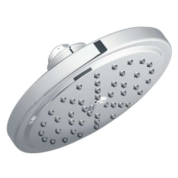 Moen Chrome one-function 6-3/4" diameter spray head rainshower