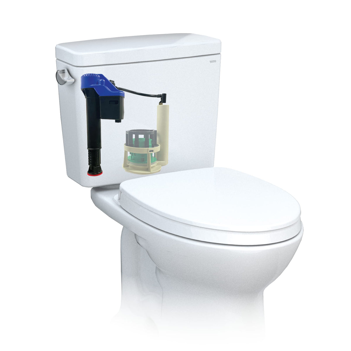 TOTO Adjustable Replacement Fill Valve Assembly for Toilet Tanks - TSU99A.XR