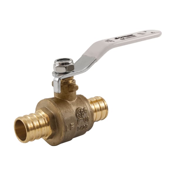 1-1/4" F1807 - Standard Port, 2 Piece, Crimp Pex Connection, 400 WOG
