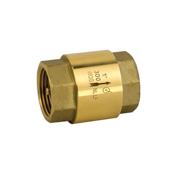 1/2" FIP - Inline Check Valve, Threaded Connection, 300 WOG, Class 150
