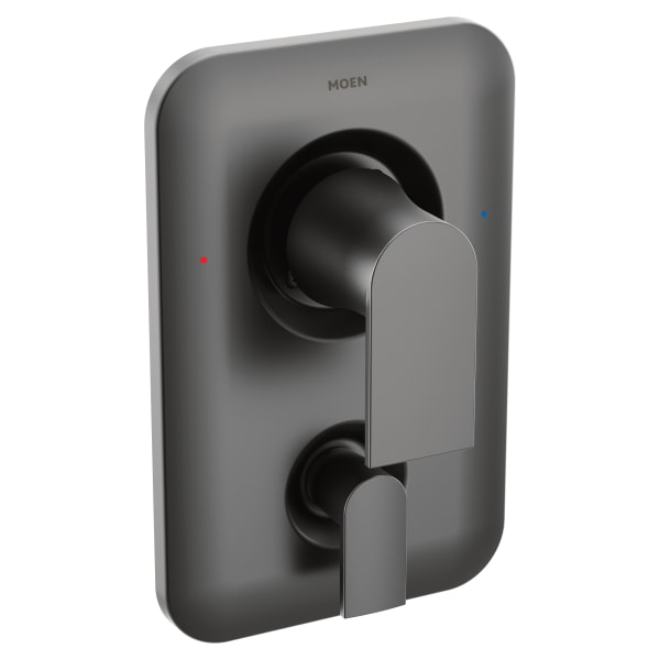 Moen Genta LX Matte black Posi-Temp(R) with diverter tub/shower valve only