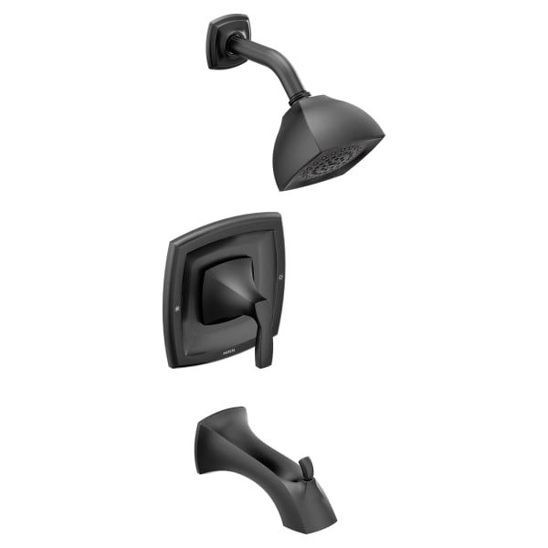 Moen Voss Matte black Posi-Temp(R) tub/shower