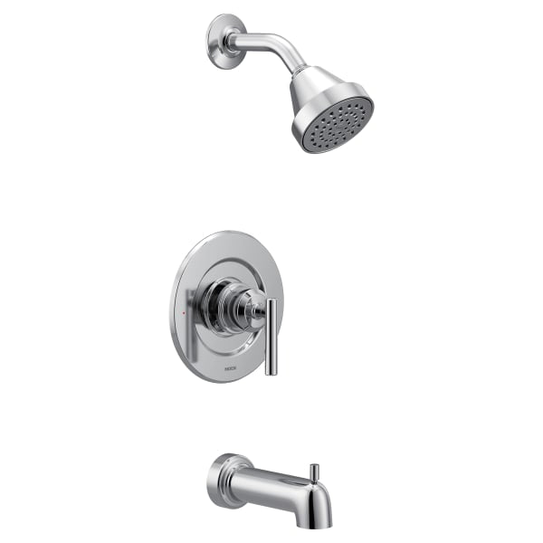 Moen Gibson Single-Handle Posi-Temp Tub and Shower Faucet Trim Kit in Chrome (Valve Not Included)