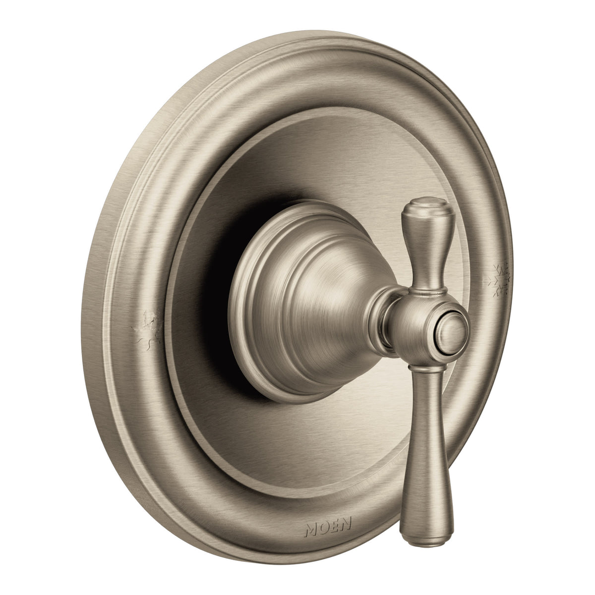 Moen T3111BN Kingsley Single-Handle Moentrol Valve Trim Kit in Brushed Nickel (Valve Not Included)
