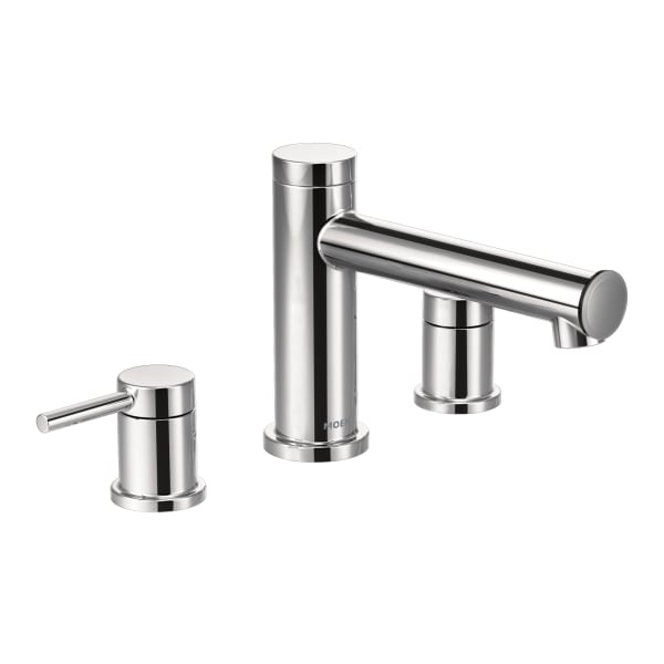 Moen Align 2-Handle Deck Mount Roman Tub Faucet Trim Kit in Chrome (Valve Sold Separately)