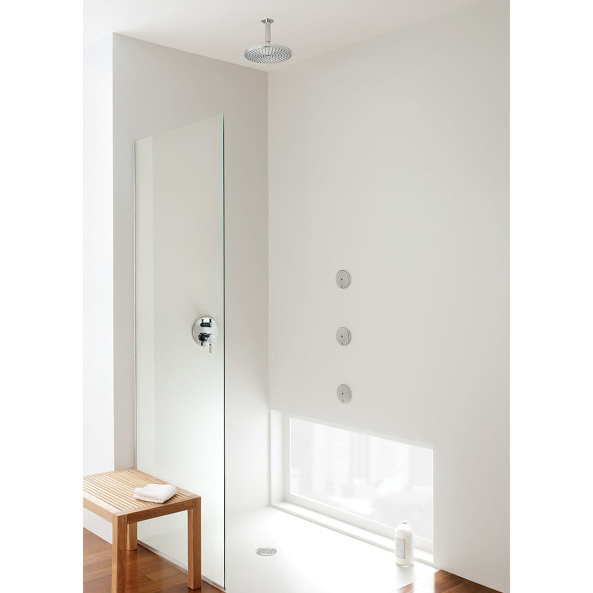 hansgrohe Ecostat Thermostatic Trim S with Volume Control and Diverter in Chrome