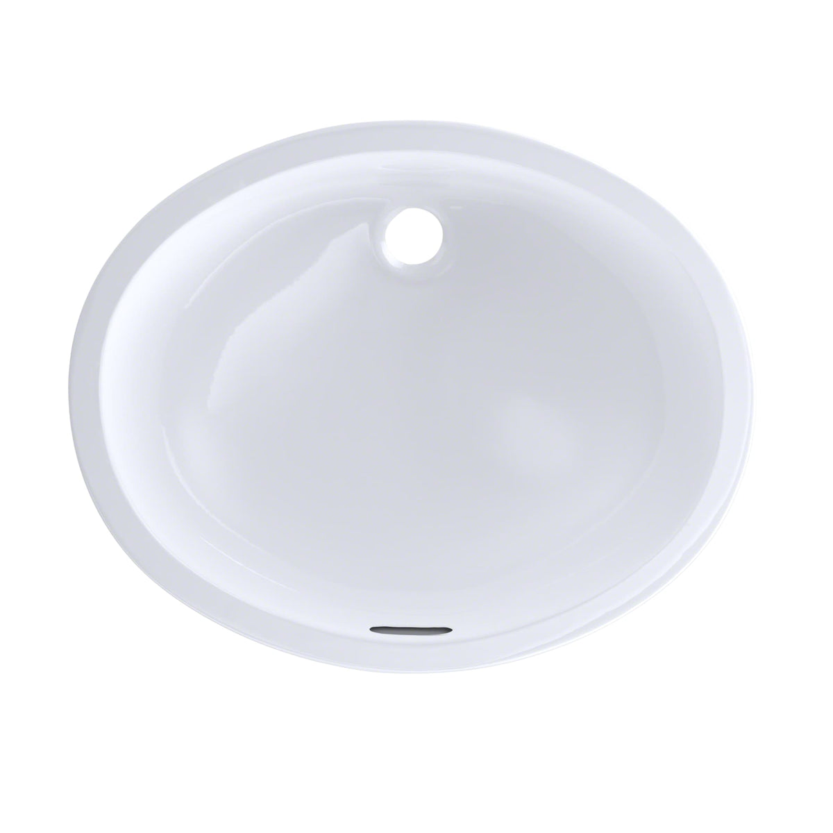 Toto LT597G#01 Dantesca Oval Undermount Bathroom Sink with CEFIONTECT, Cotton White