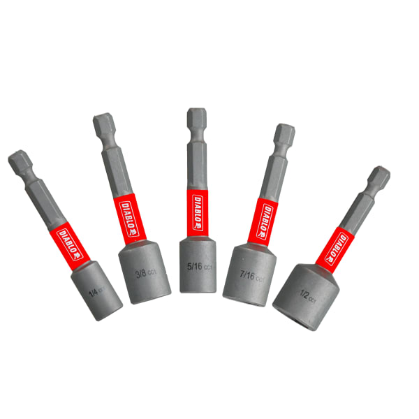 2-9/16" Magnetic Nut Driver Assorted Pack (5-Piece)