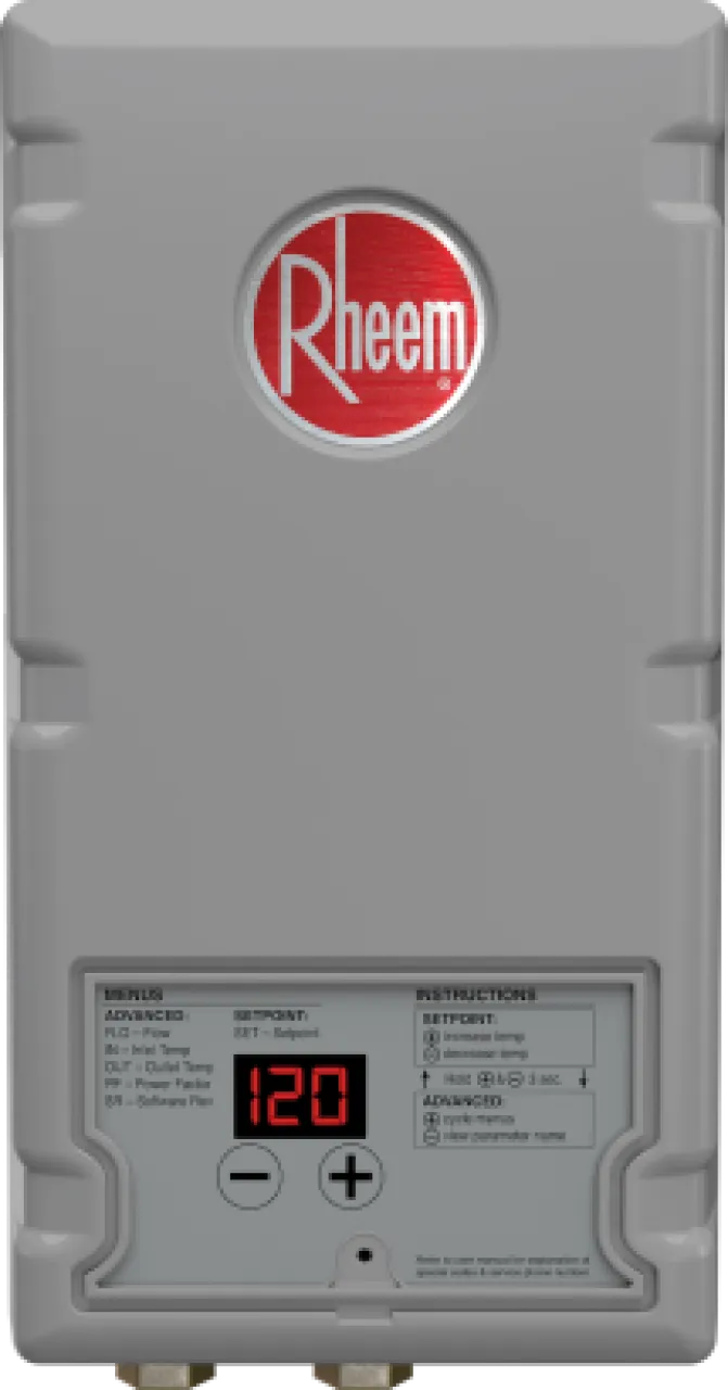 Rheem® RTEH80T 8 kW 277 V Thermostatic Tankless Electric Water Heater for Handwashing