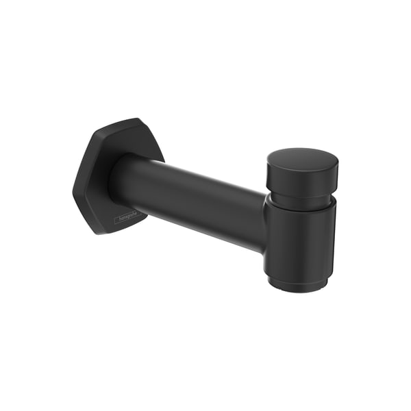 hansgrohe Locarno Tub Spout with Diverter in Matte Black