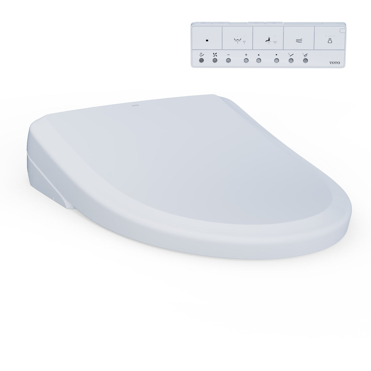 Toto SW4734AT40#01 S7A WASHLET®+ Electronic Bidet Seat, EWATER+®, Auto Open and Close Classic Lid, Elongated, Cotton White
