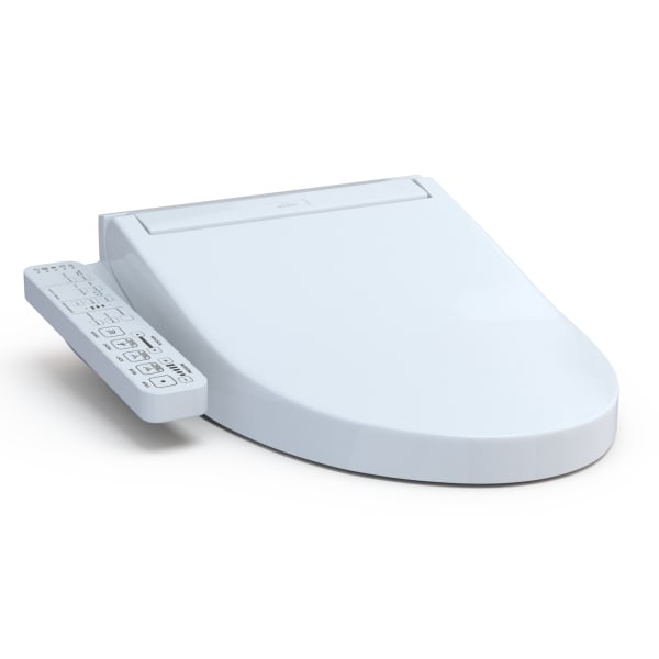 TOTO® C2 WASHLET®+ Ready Electronic Bidet Toilet Seat with PREMIST and EWATER+ Wand Cleaning, Elongated, Cotton White - SW3074T40#01