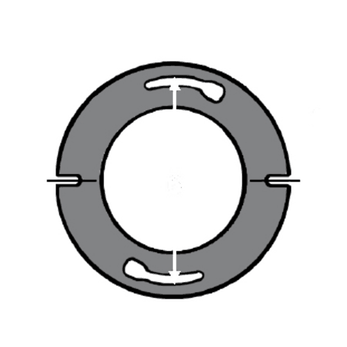 Tyler Pipe cast iron no-hub closet flange