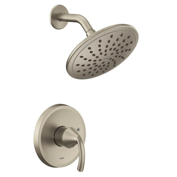 Moen Glyde M-CORE 2-Series Eco Performance 1-Handle Shower Trim Kit in Brushed Nickel (Valve Sold Separately)
