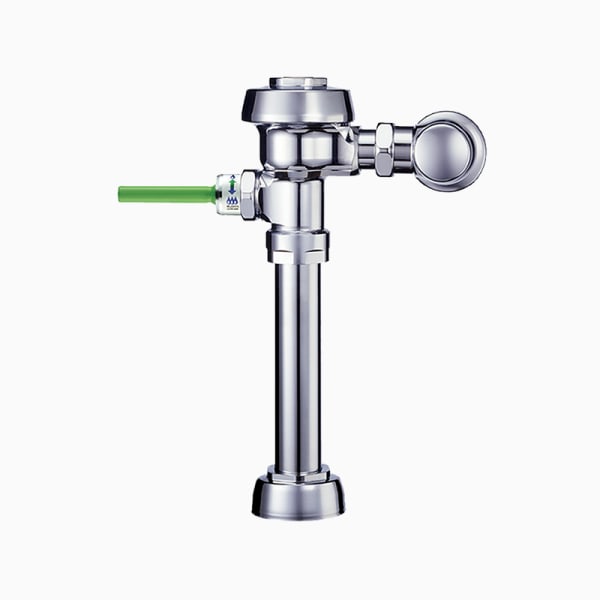 UPPERCUT® Manual Flushometer (WES 111) Lift handle to initiate reduced, 1.1 gF Flushto eliminate liquid and paper waste, saving one-half gallon of water - in Polished Chrome