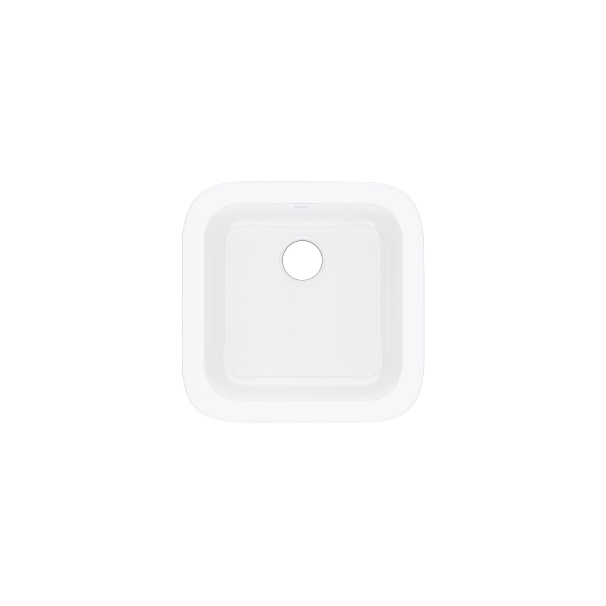 Rohl 5927-00 Allia® 18" Fireclay Single Bowl Bar/Food Prep Kitchen Sink in White