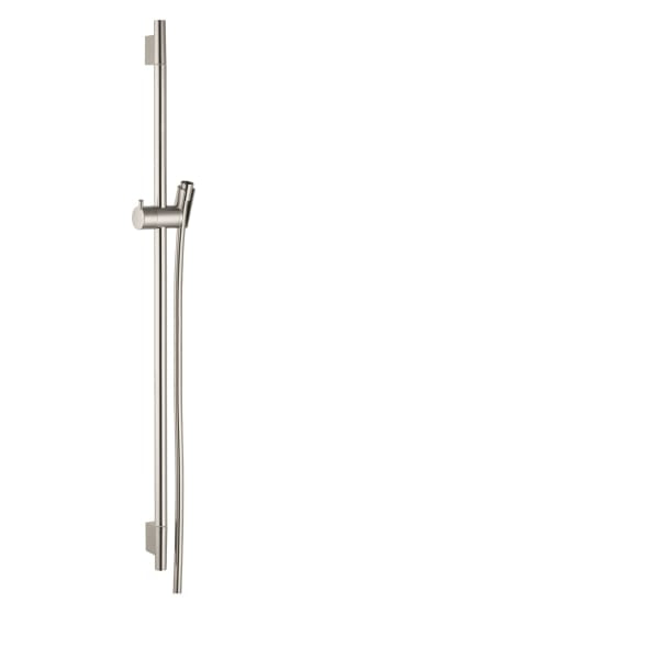 hansgrohe Unica Wallbar S, 36" in Brushed Nickel