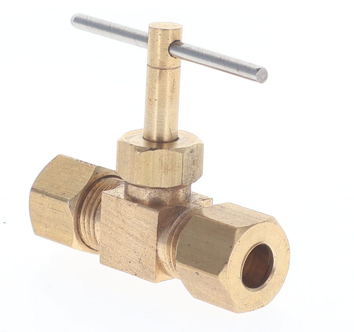 Pasco 1/4" Comp x Comp Needle Valve