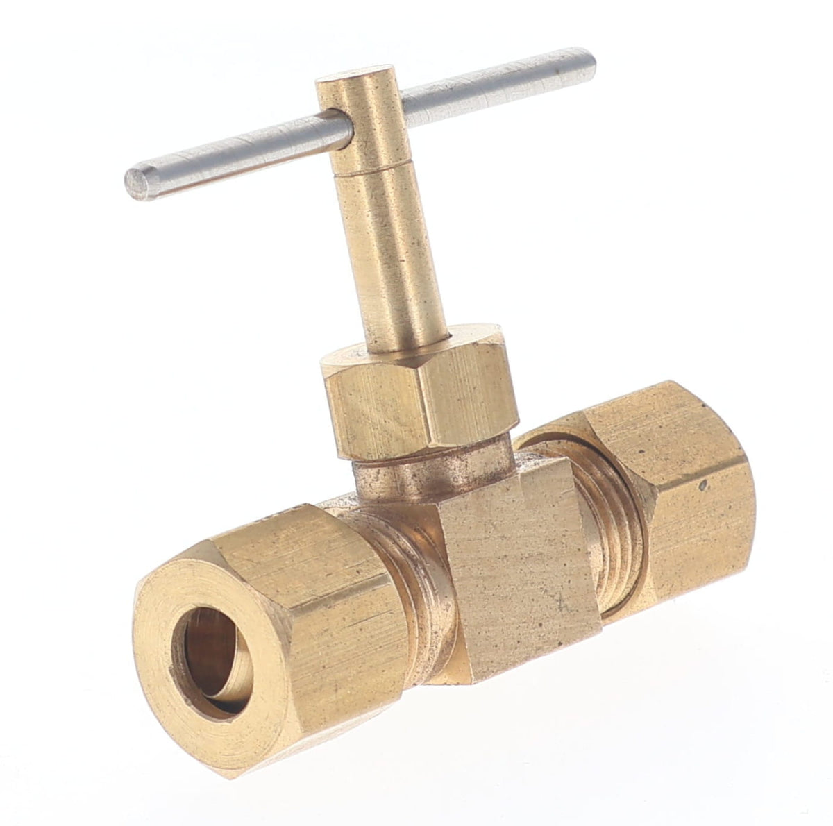 Pasco 1/4" Comp x Comp Needle Valve