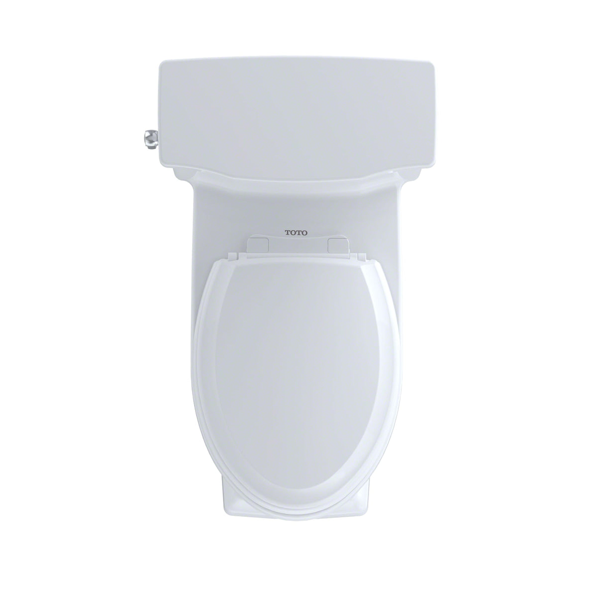 TOTO® Promenade® II One-Piece Elongated 1.28 GPF Universal Height Toilet with CEFIONTECT, Cotton White - MS814224CEFG#01